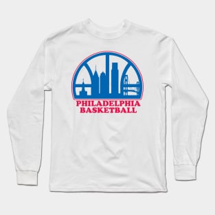 Philadelphia Basketball Long Sleeve T-Shirt